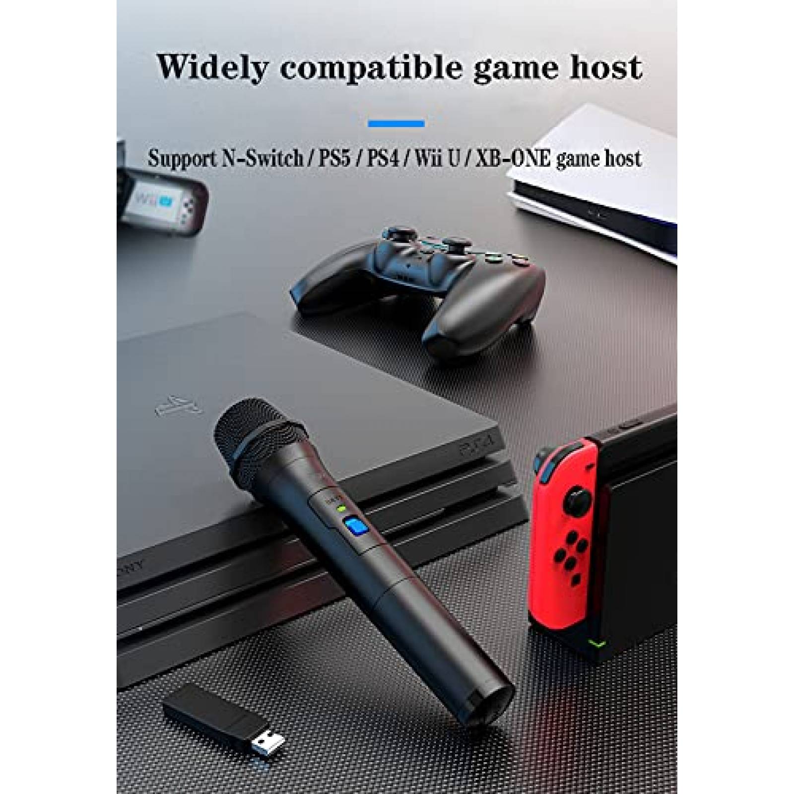 Microfono ipega Inalambrico Gaming Compatible -Negro