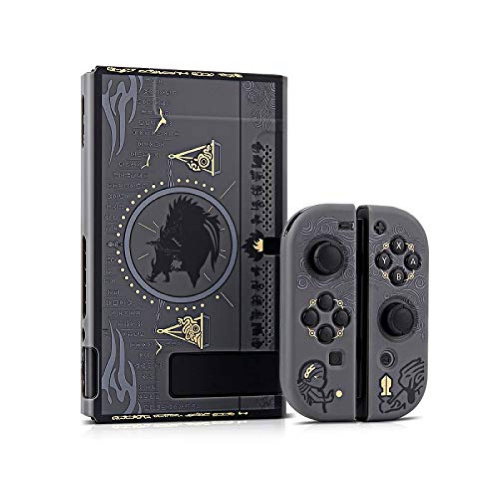 Funda Joy-Con Zelda Compatible Con Nintendo Switch -Negro