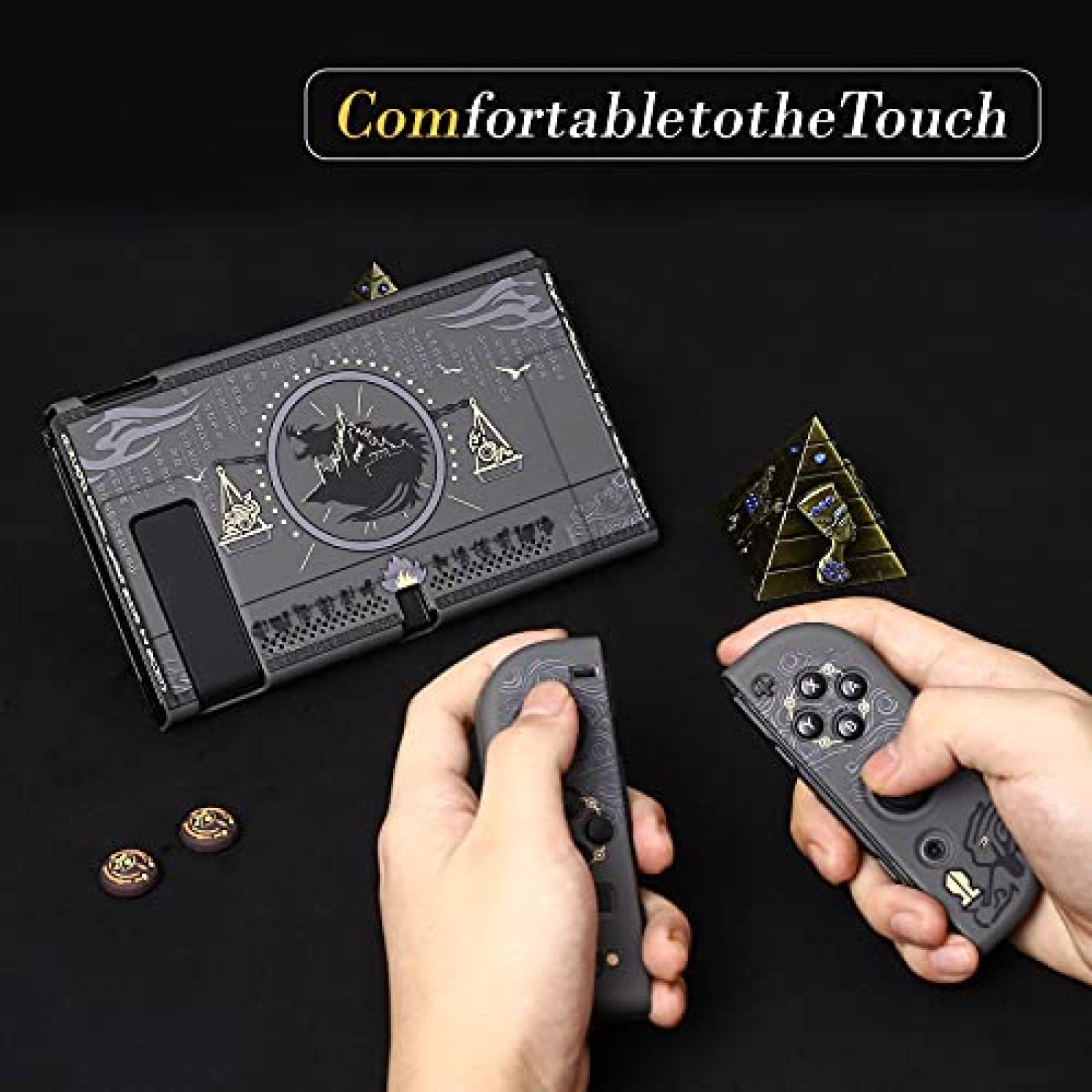 Funda Joy-Con Zelda Compatible Con Nintendo Switch -Negro