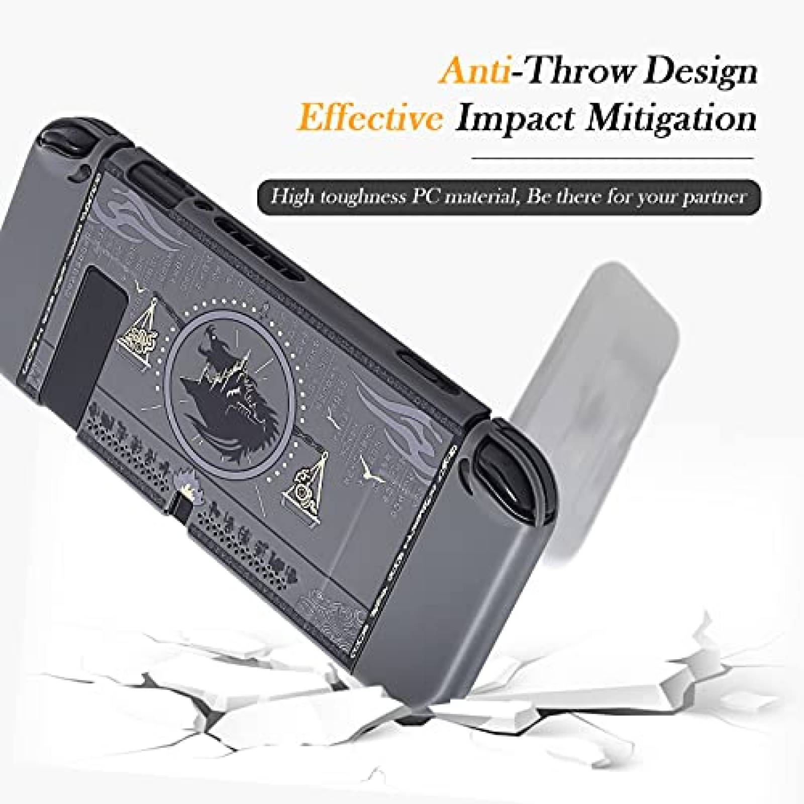 Funda Joy-Con Zelda Compatible Con Nintendo Switch -Negro