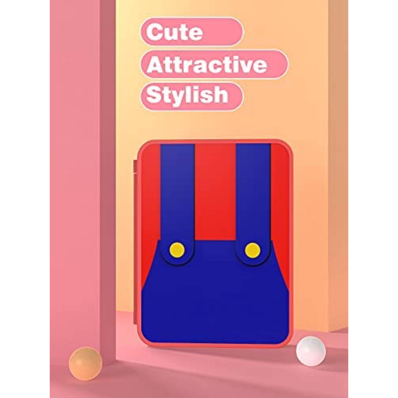 Estuche para videojuegos MoKo Mario Bros x16 -Rojo/azul