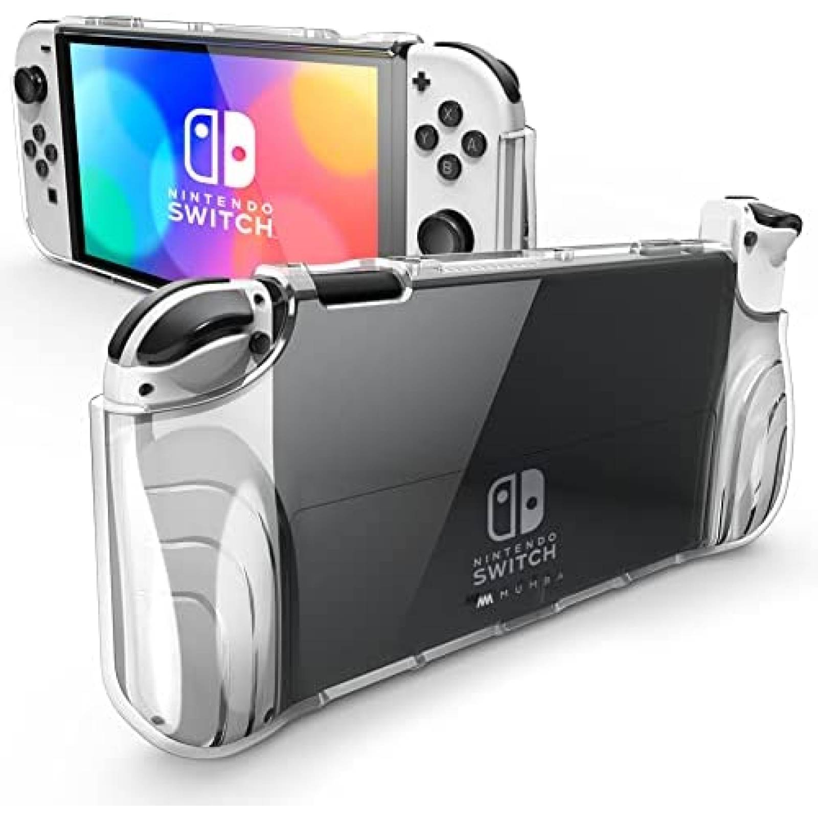 Funda para Nintendo Switch OLED Mumba de TPU -Transparente