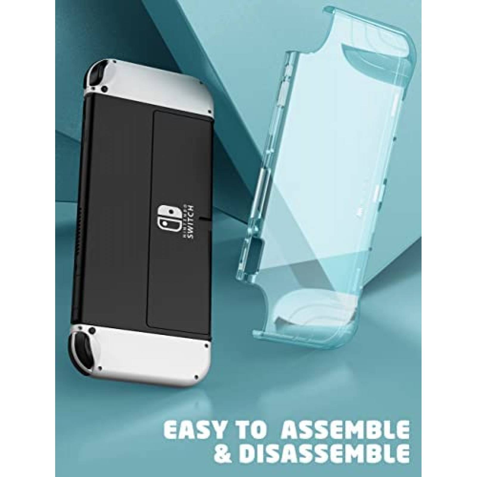 Funda para Nintendo Switch OLED Mumba de TPU -Transparente