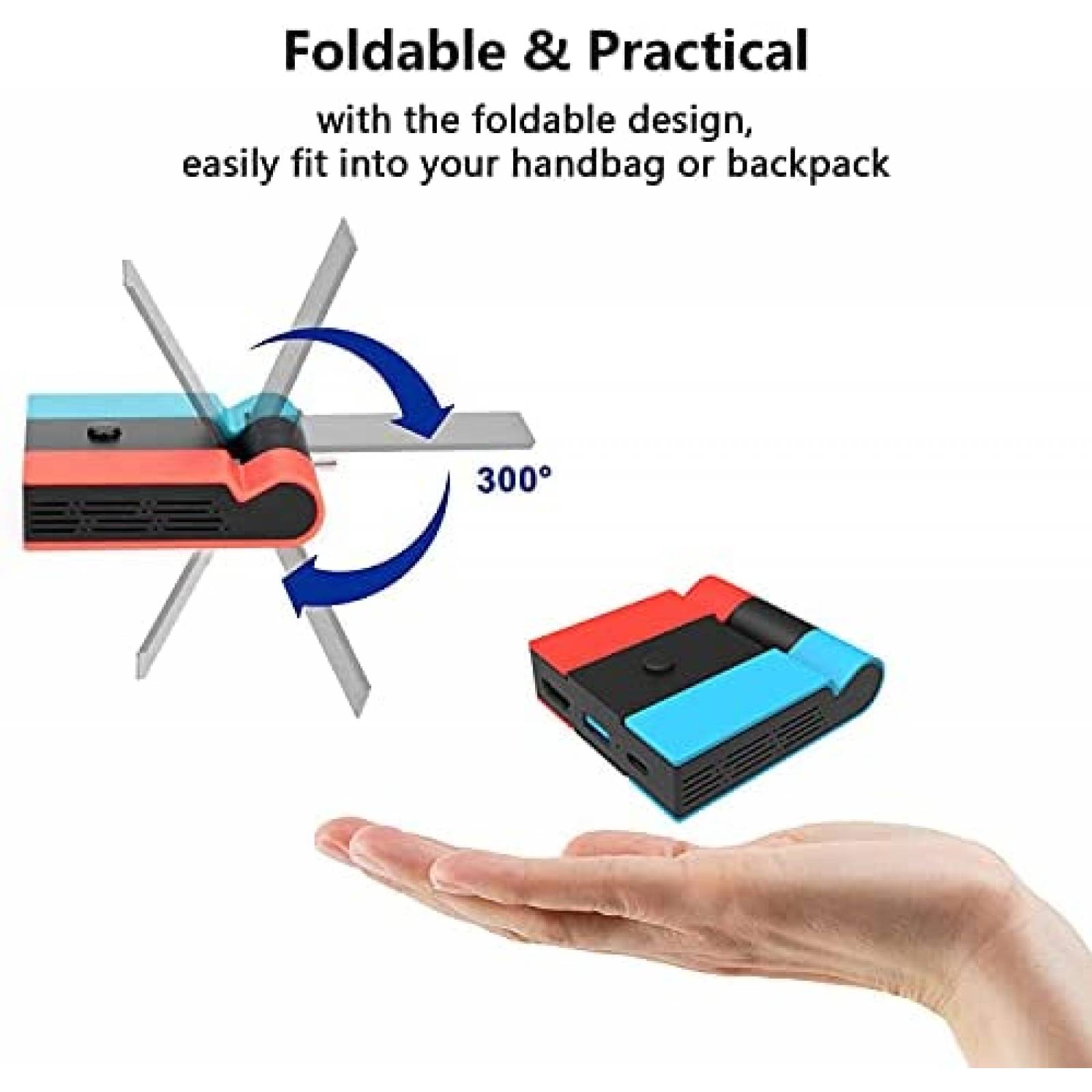 Adaptador de TV HDMI NXPGKEA para Nintendo Switch -Negro