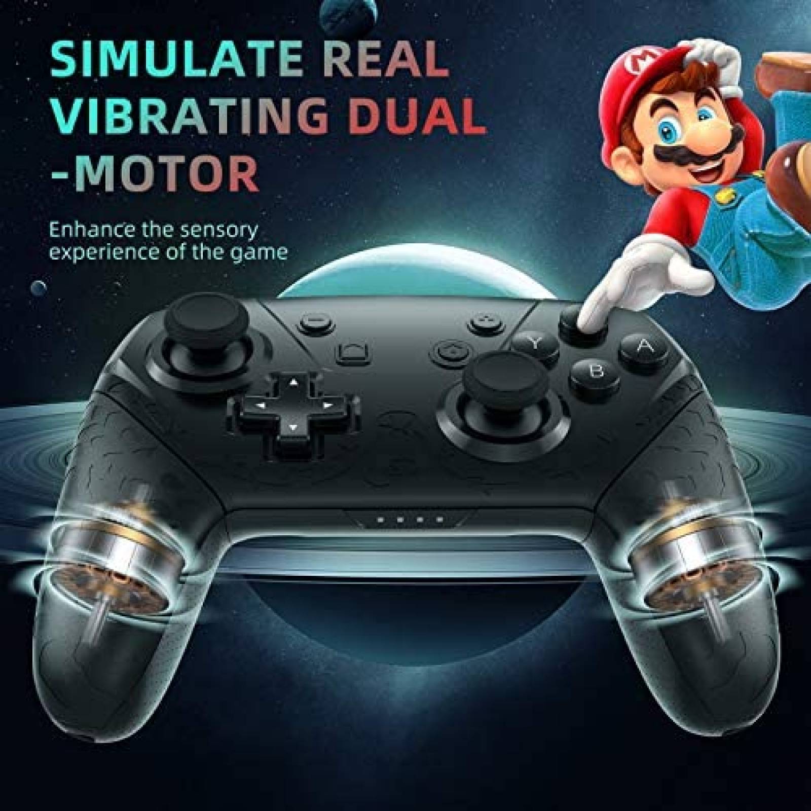 Control OCDAY Compatible Con Nintendo Switch -Negro