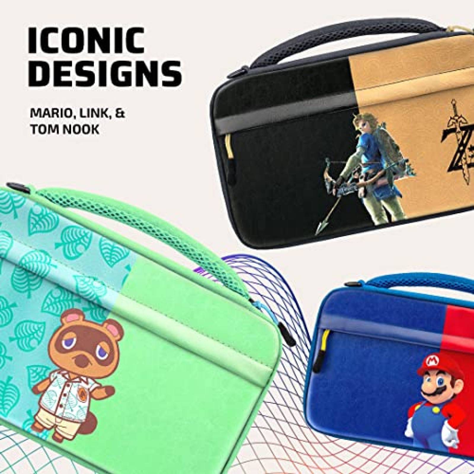 Mochila nintendo switch PDP Animal Crossing ajustable -Verde