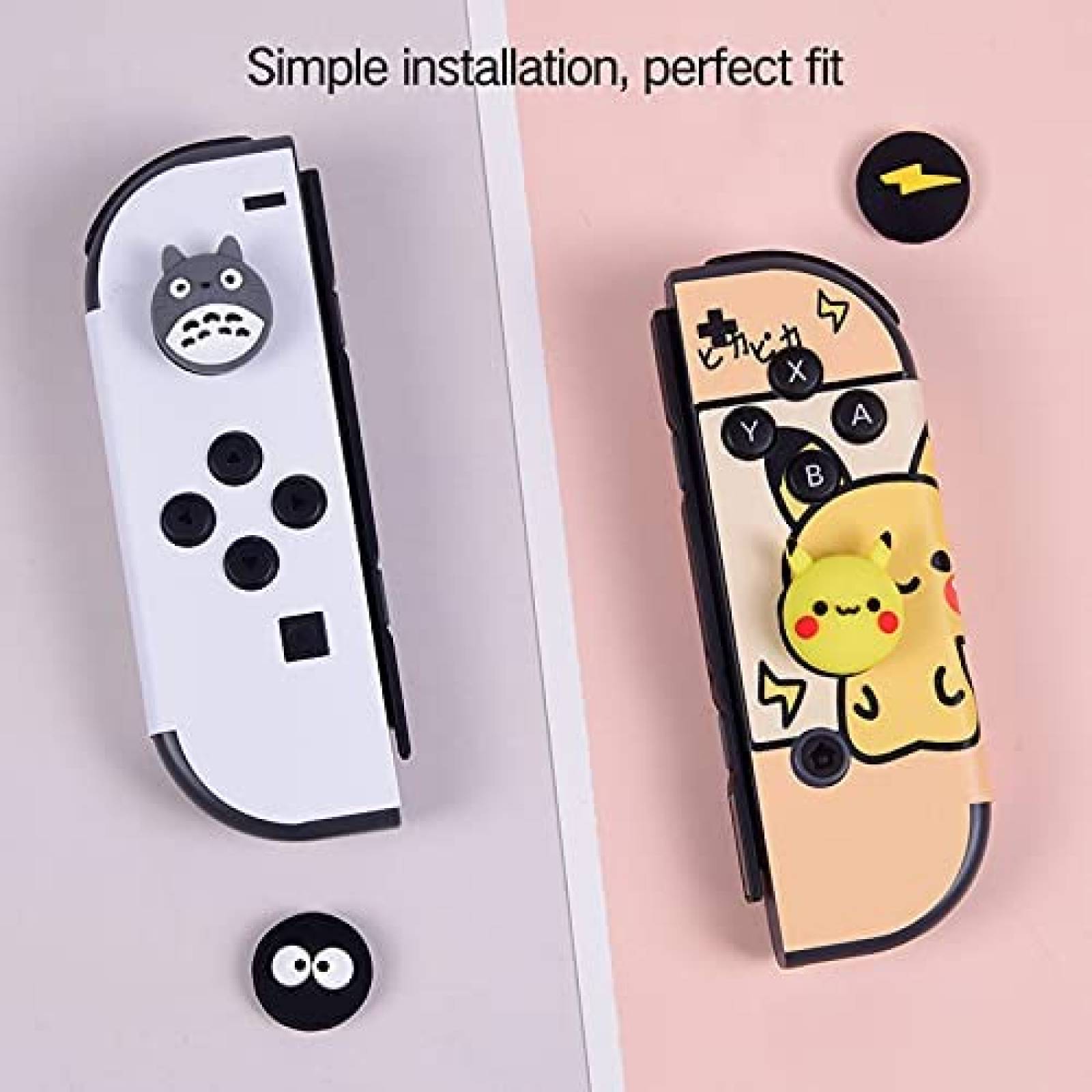 Funda Joy-Con PERFECTSIGHT Mario Bros 4 unidades Compatible