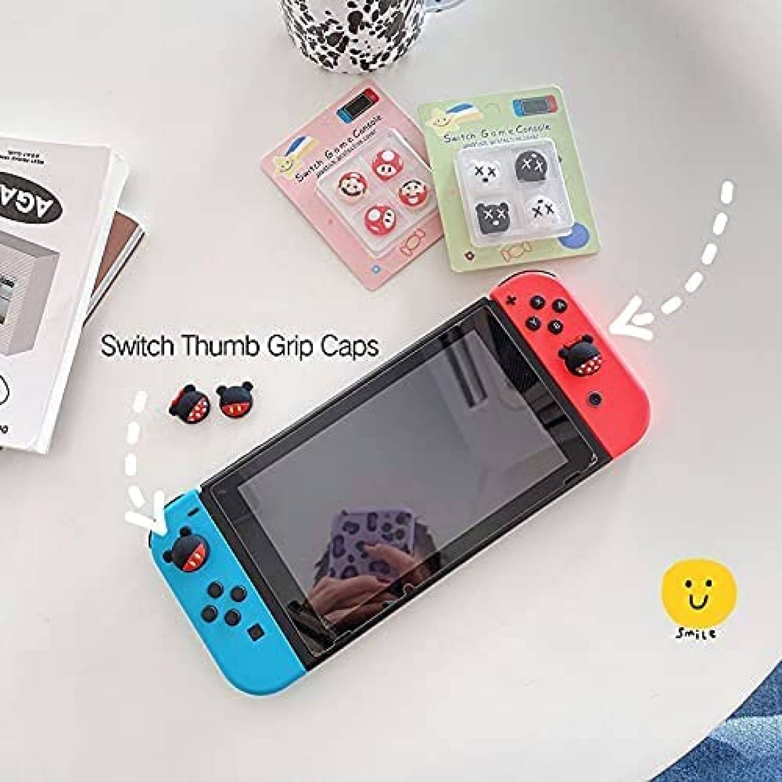 Funda Joy-Con PERFECTSIGHT Mario Bros 4 unidades Compatible