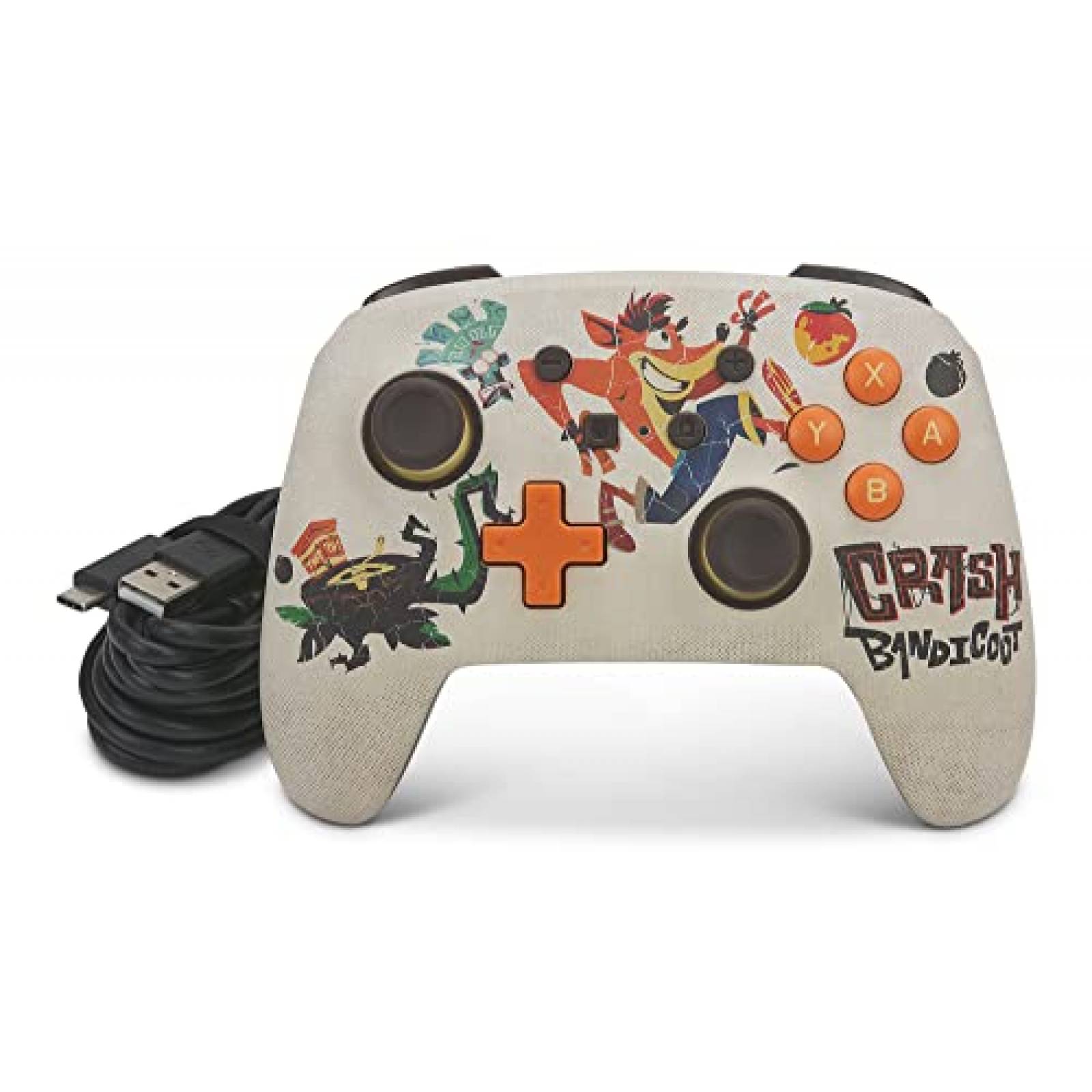 Control Gamer Inalambrico PowerA para Switch Crash Bandicoot