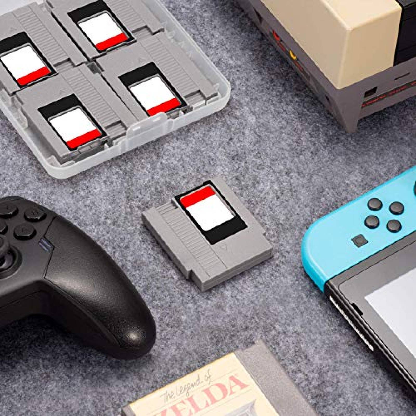 Caja para cartuchos switch Retro Fighters Retro85 -Gris