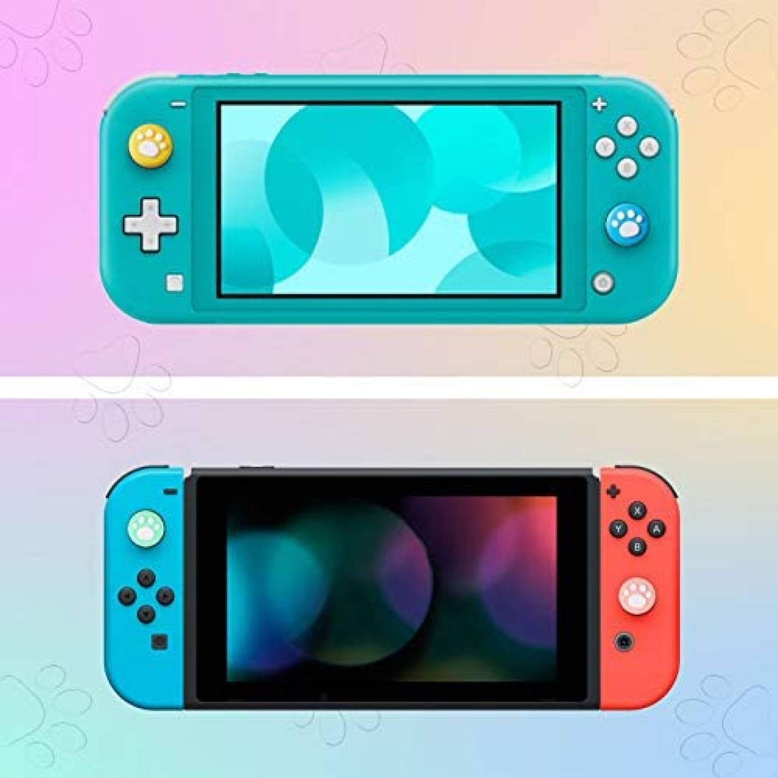 Pack protectore joystick Skylety Huellas perro x34 -Colorido