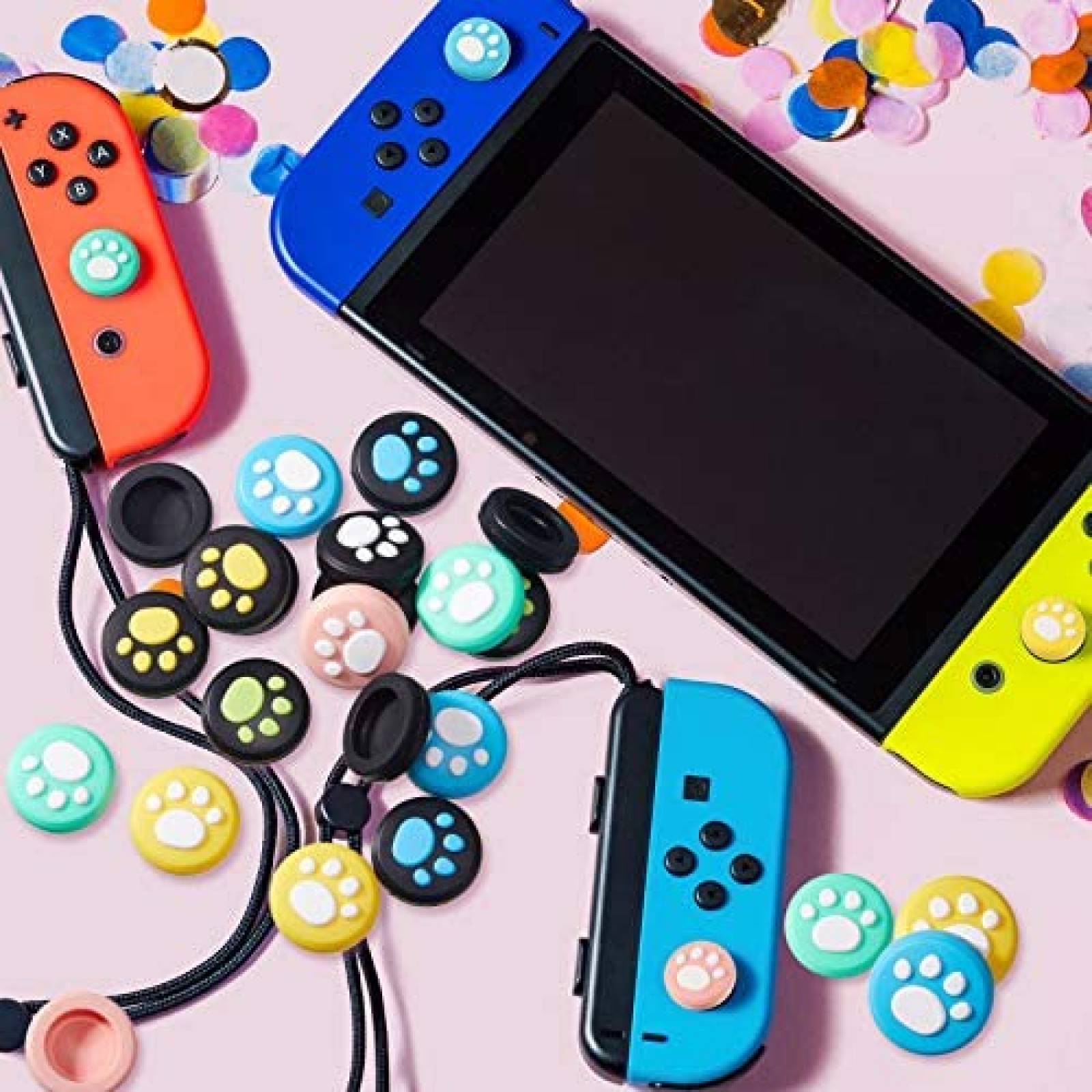 Pack protectore joystick Skylety Huellas perro x34 -Colorido