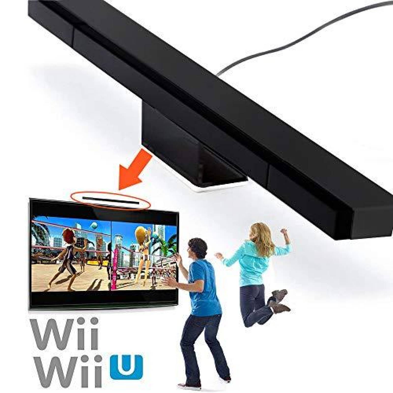 Barra de Sensor SOONORY USB Wii yWii U Portatil -Negro