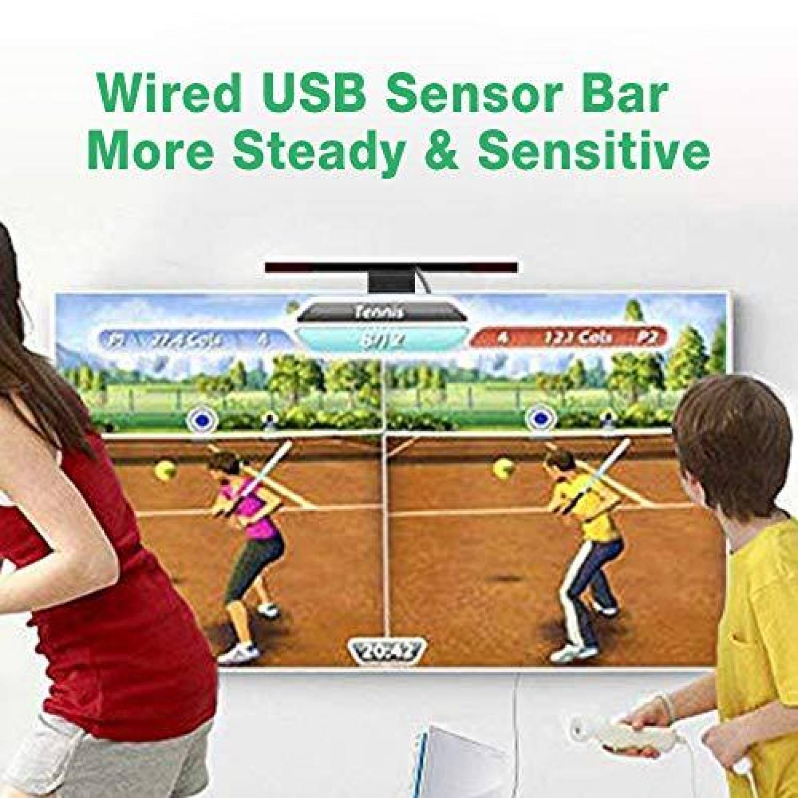 Barra de Sensor SOONORY USB Wii yWii U Portatil -Negro