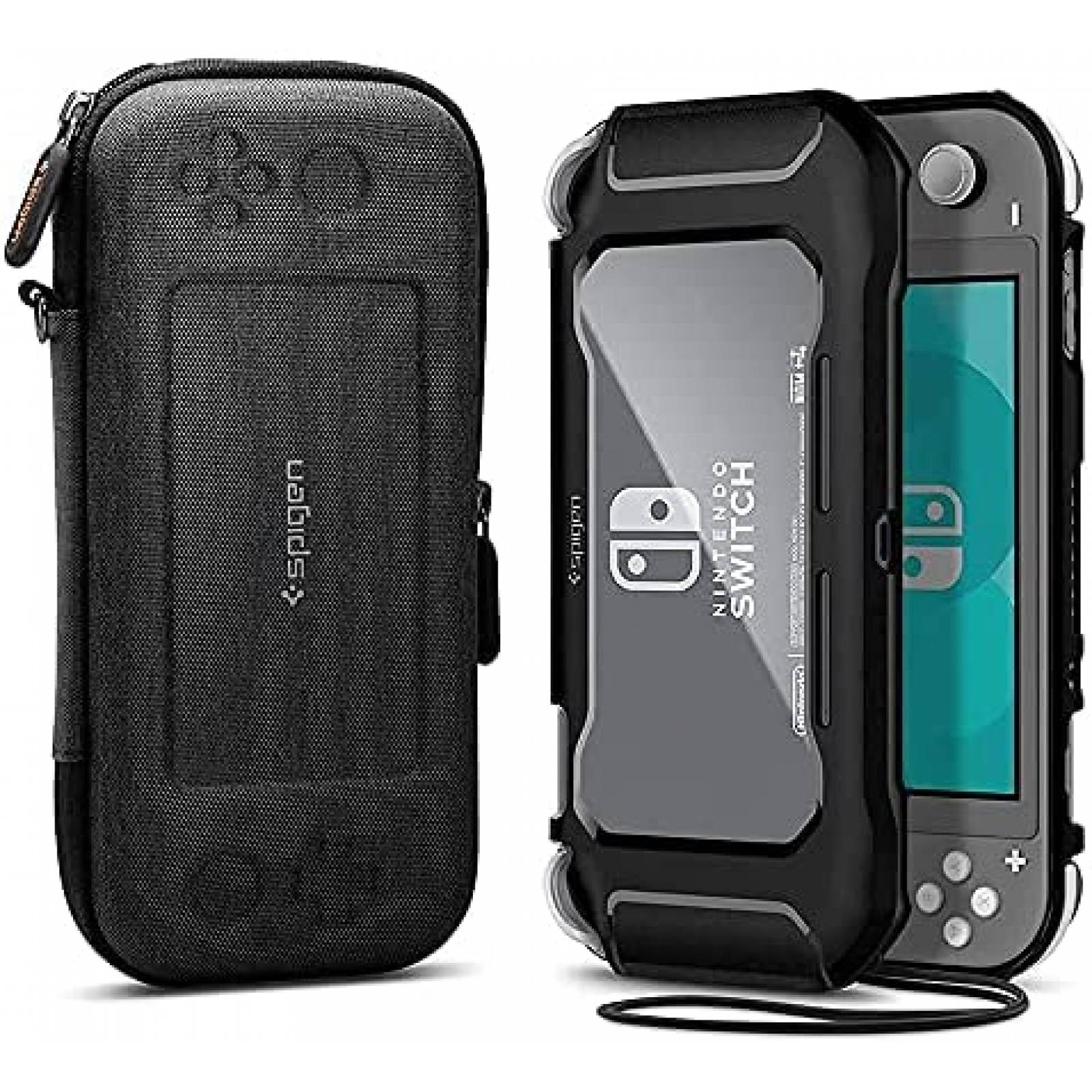 Carcaza Consola Spigen Nintendo Switch Lite Caucho Armadura