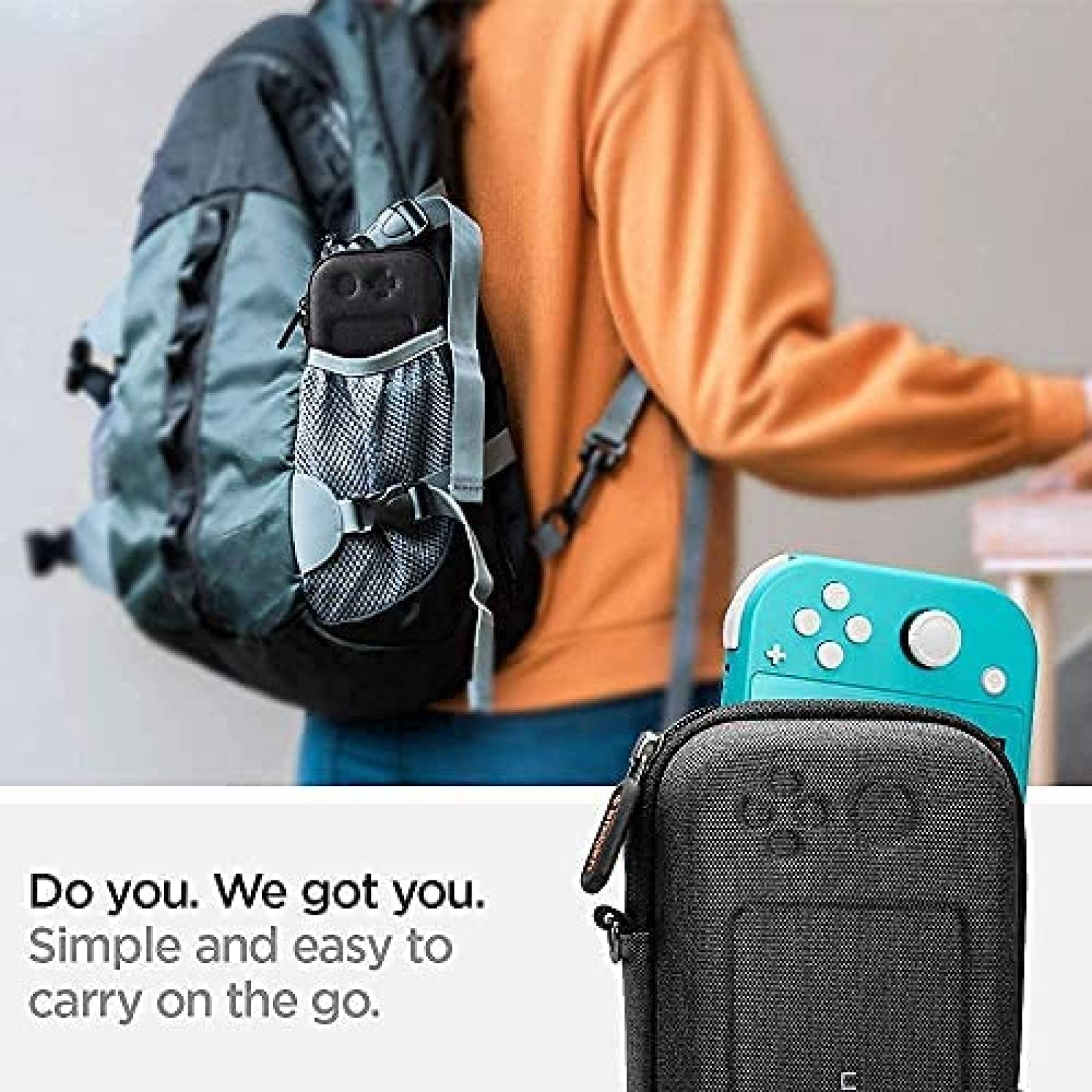 Carcaza Consola Spigen Nintendo Switch Lite Caucho Armadura
