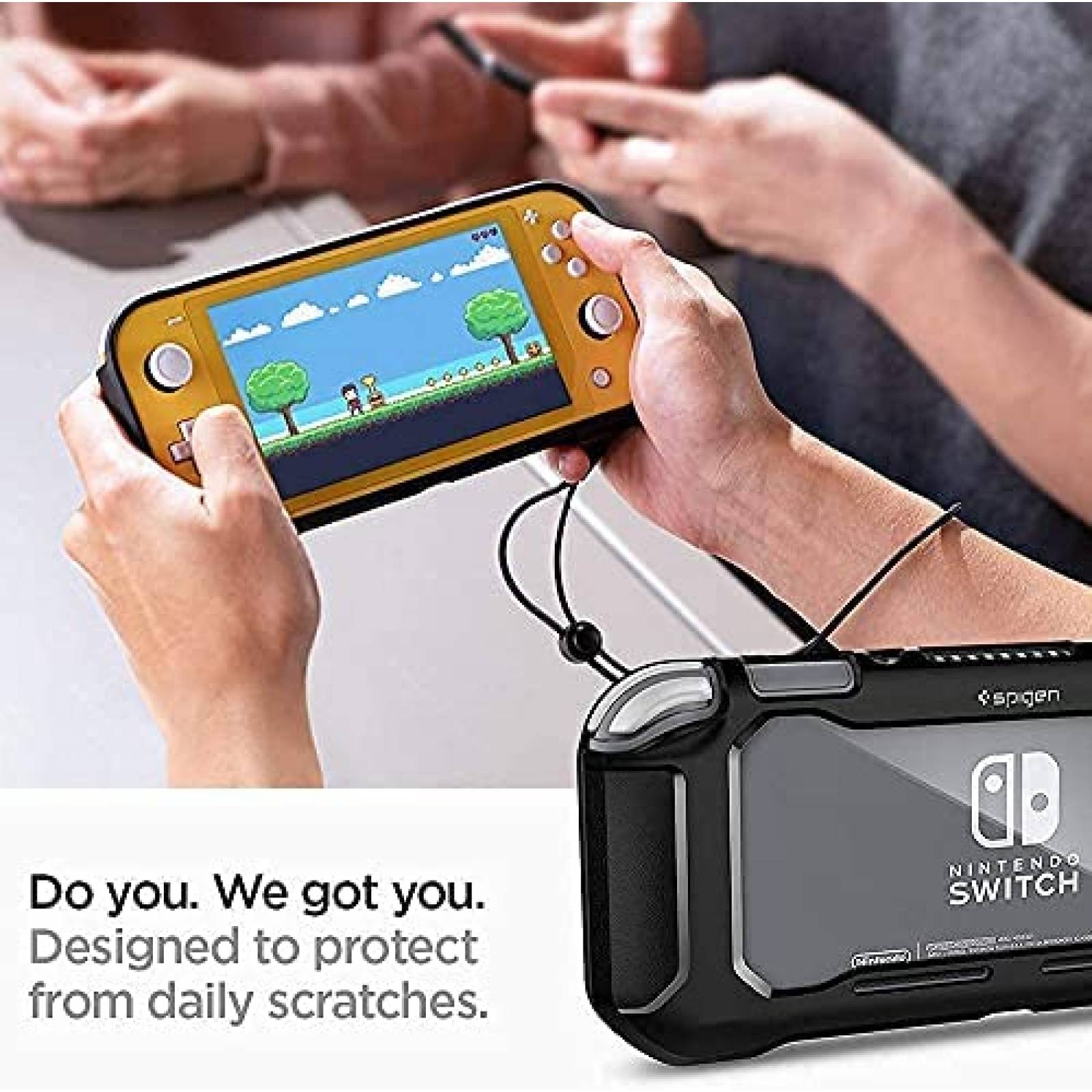 Carcaza Consola Spigen Nintendo Switch Lite Caucho Armadura