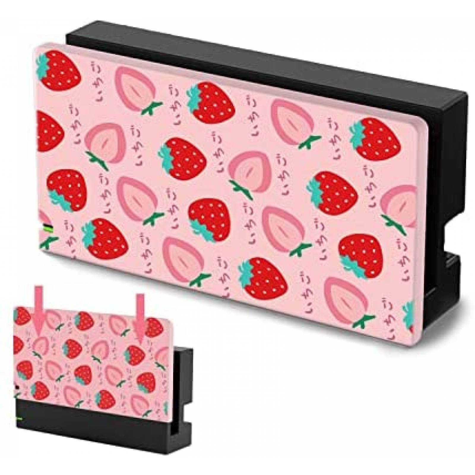 Cubierta para stand Nintendo switch TIKOdirect Fresas -Rosa