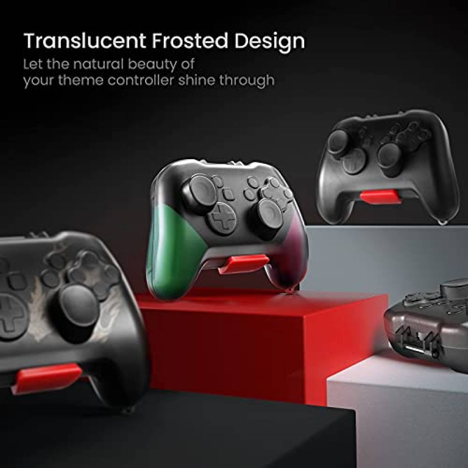 Carcasa de Control tomtoc Nintendo Switch Pro -Transparente