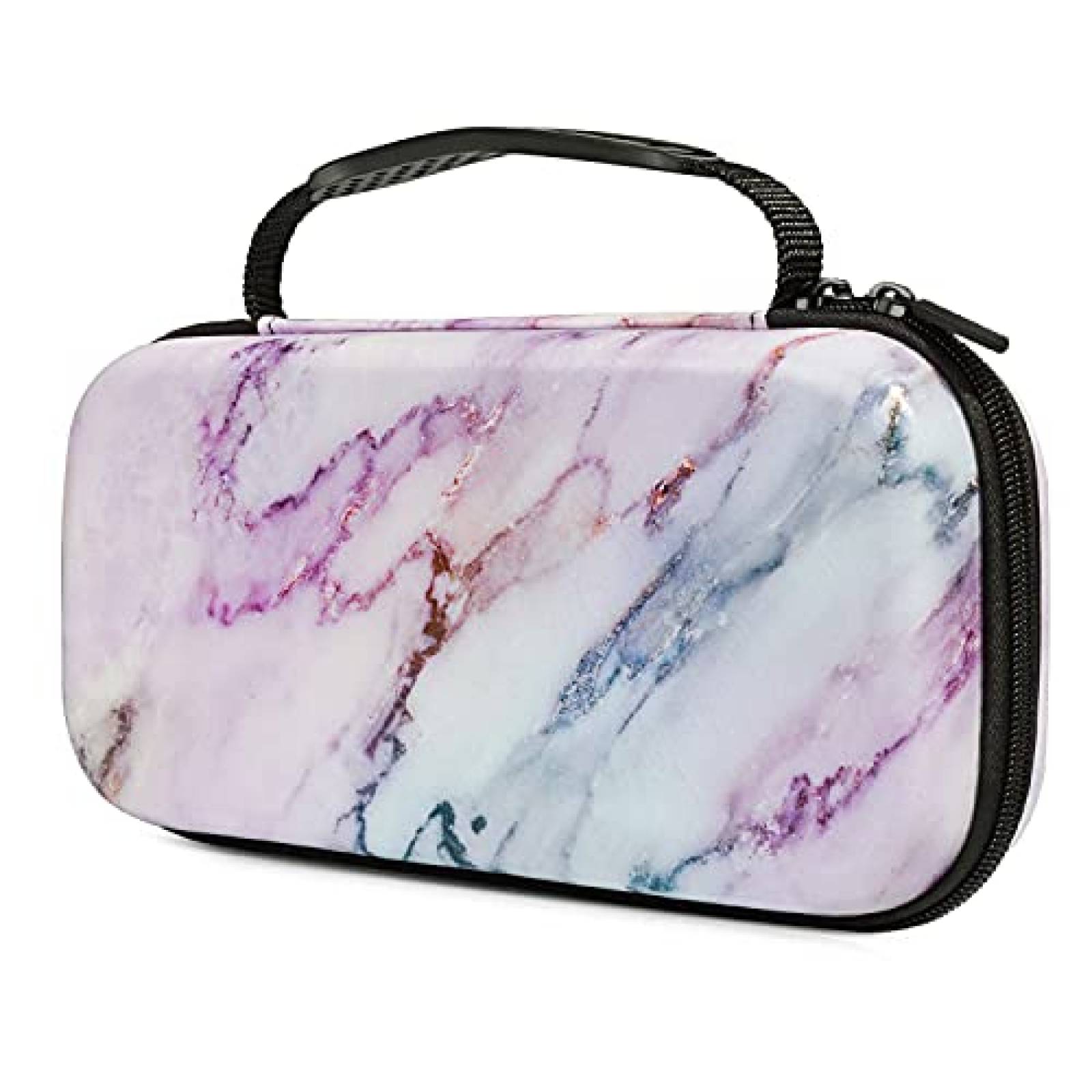 Funda para nintendo switch Vimorco de nylon -Morado/blanco