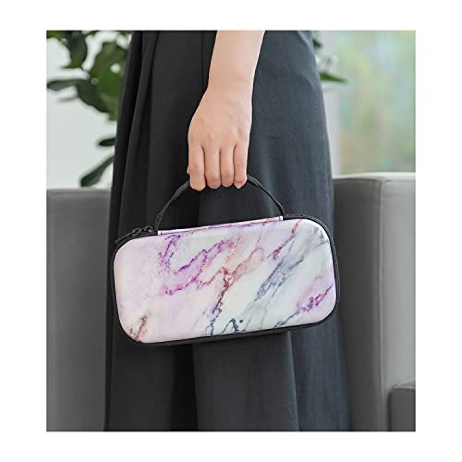 Funda para nintendo switch Vimorco de nylon -Morado/blanco