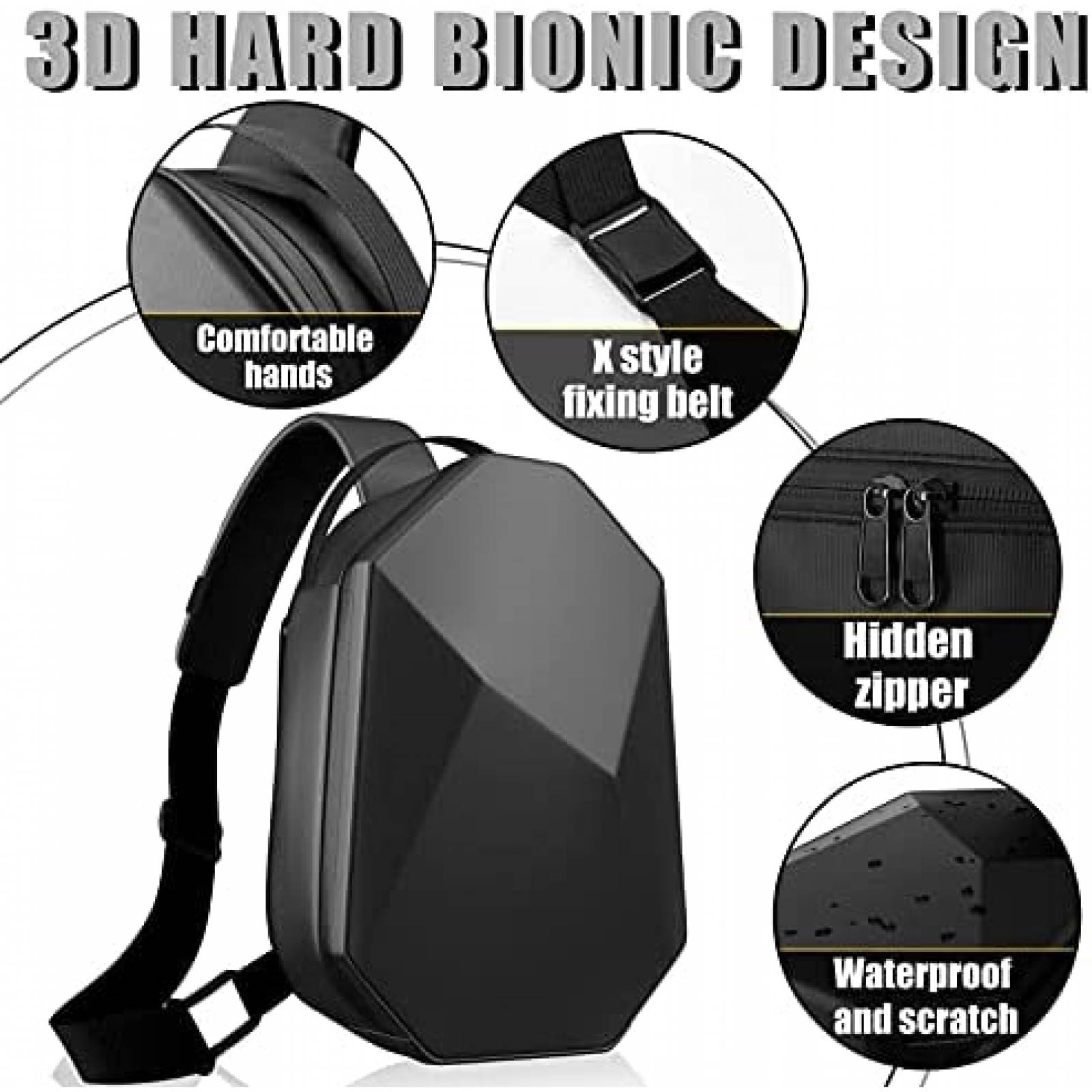 Mochila Lentes VR annapro annapro VR 1 Oculus Ques 2 -Negro