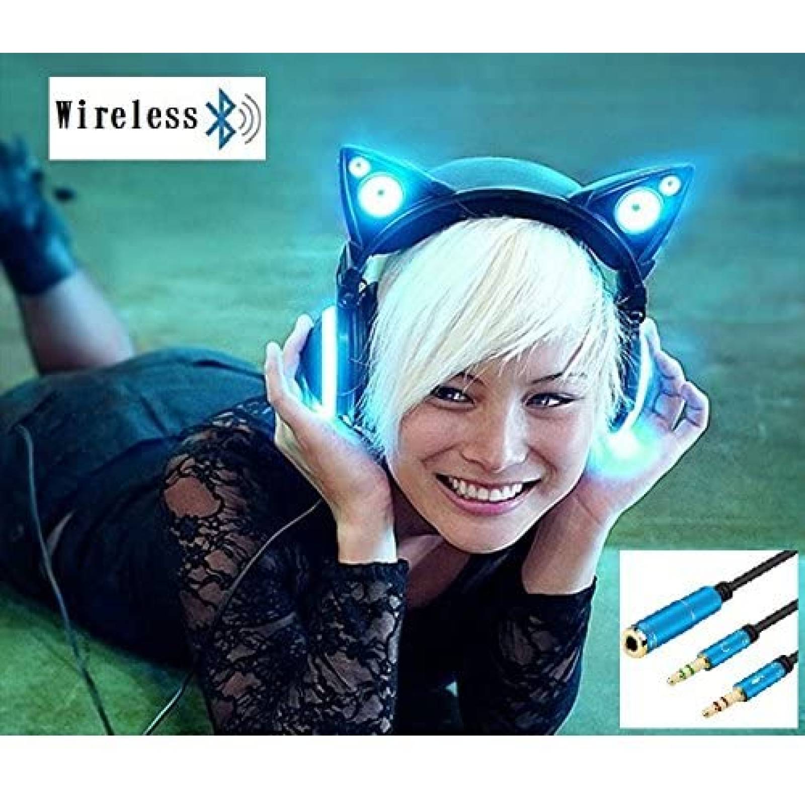 Audifonos Axent Wear Conexion por Cable 3,5mm y Bluetooth