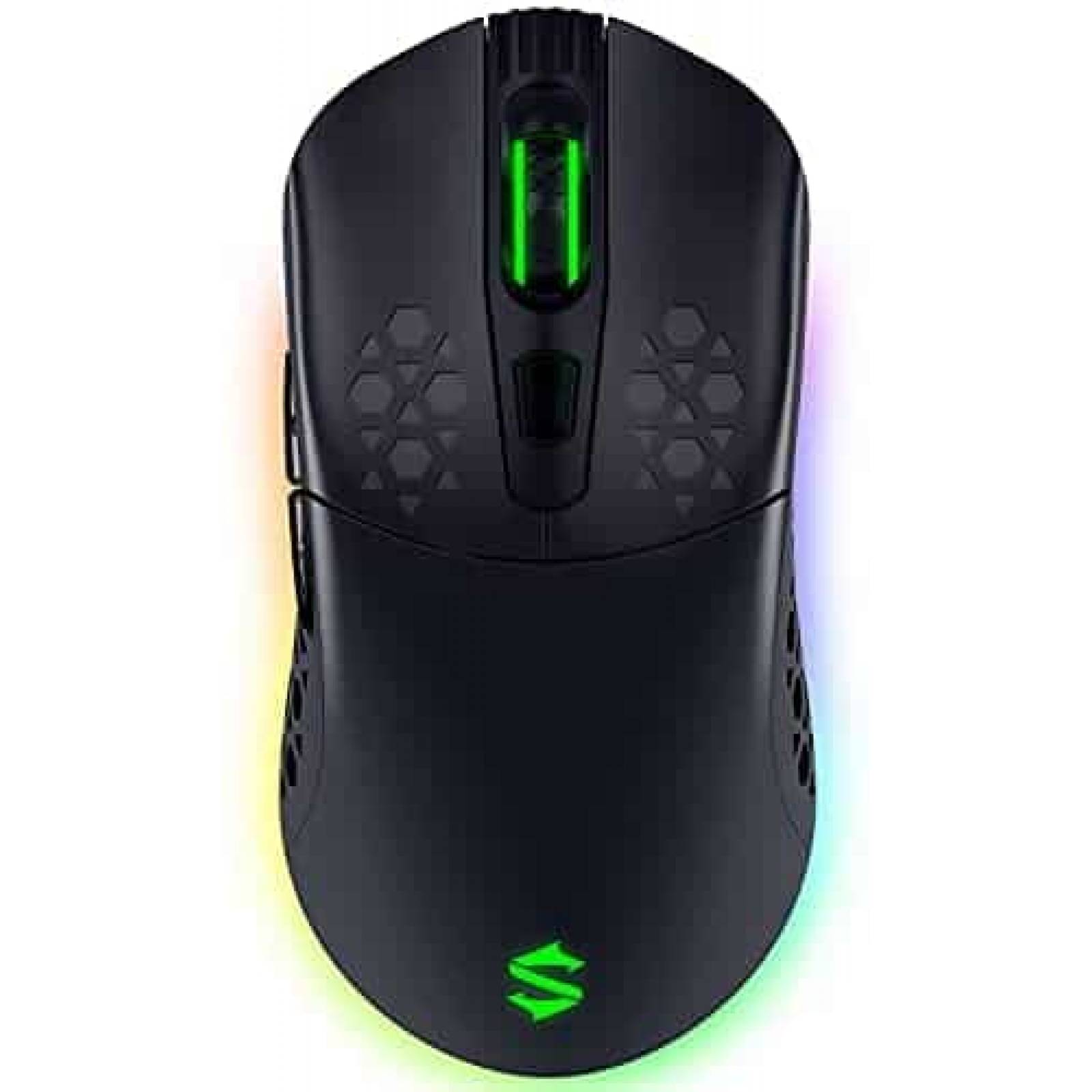 Mouse Black Shark Recargable 6 Botones Programables -Negro