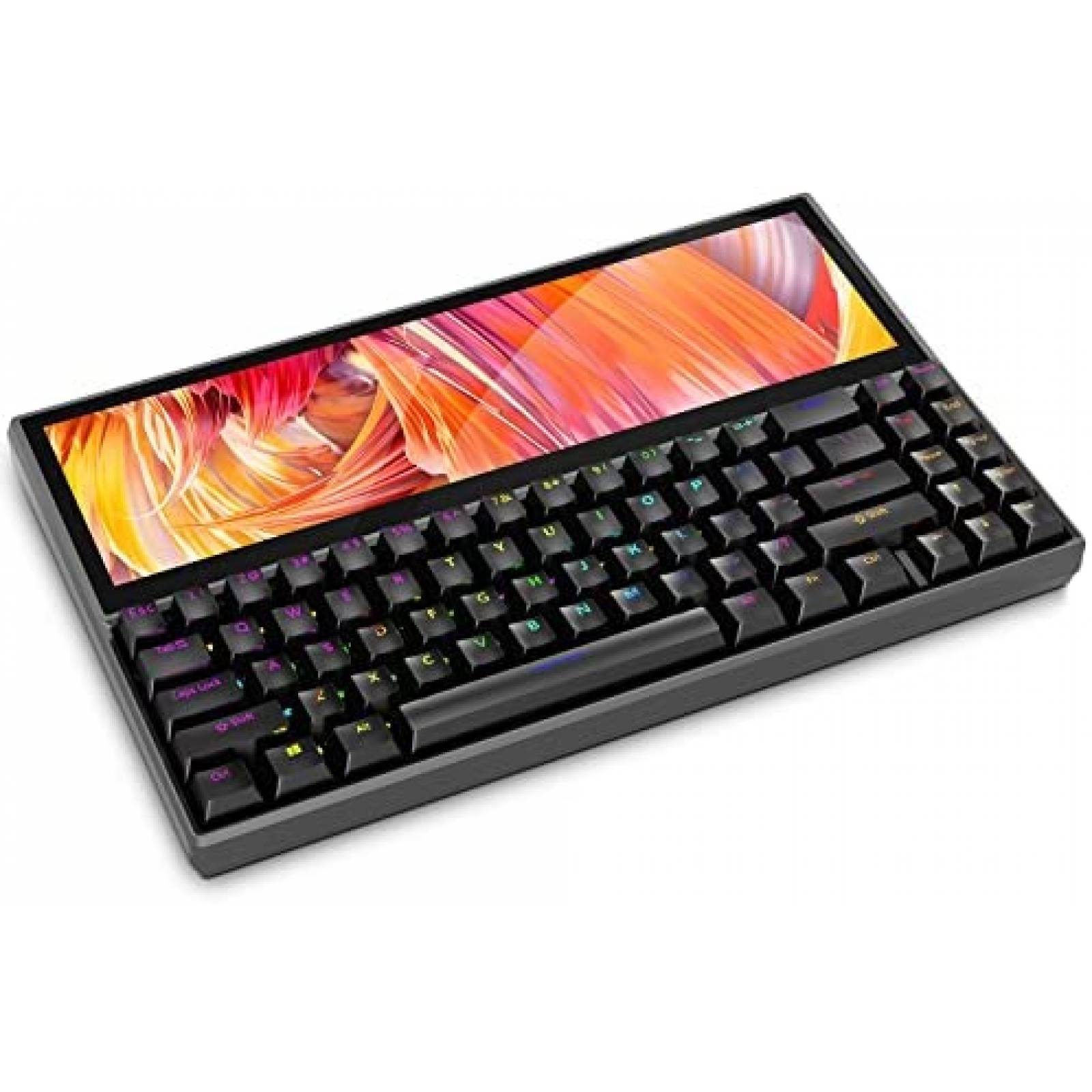 Teclado Mecanico BQAA 71 Teclas USB Pantalla Touch RGB