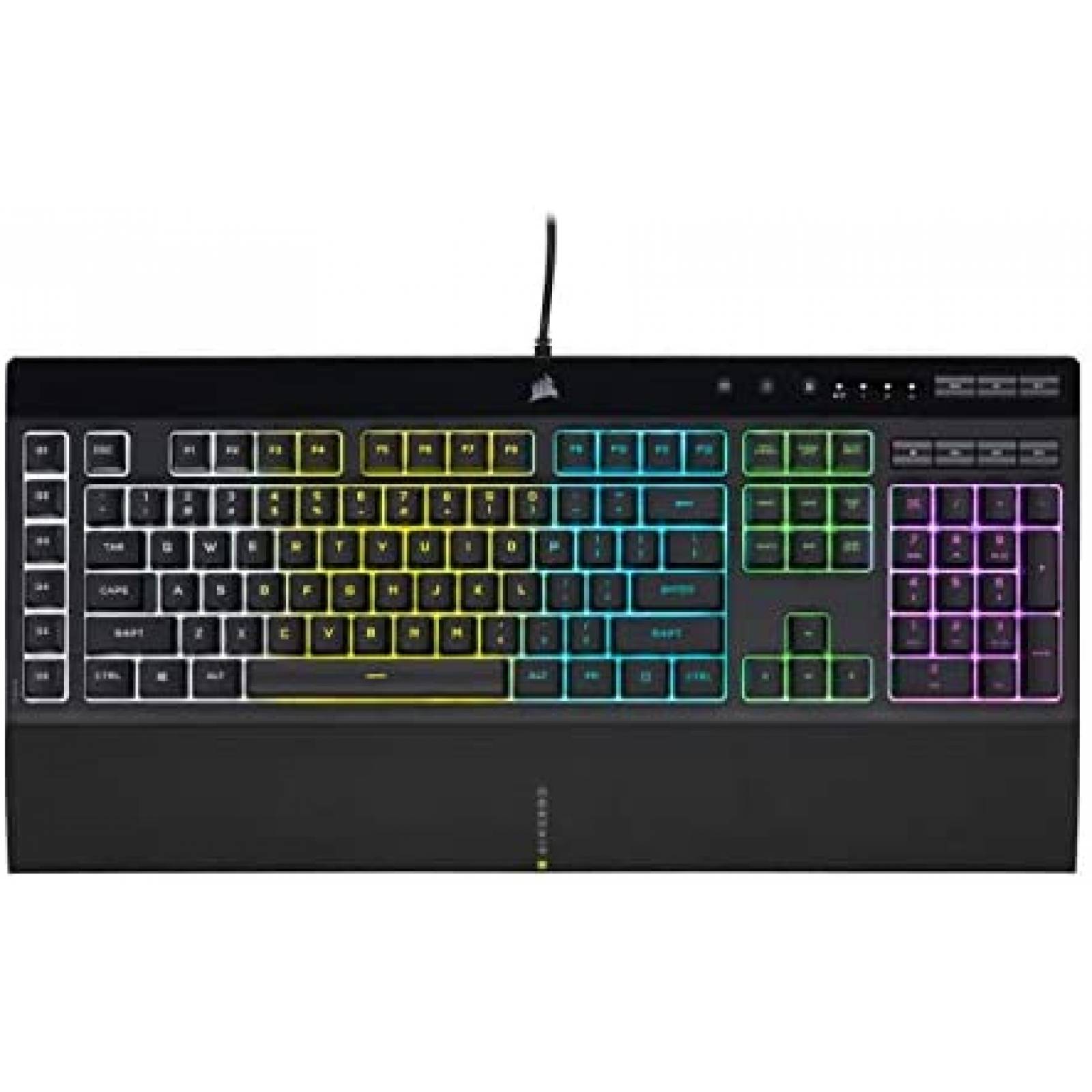 Teclado Corsair K55 RGB PRO Retroiluminacion 6 teclas macro