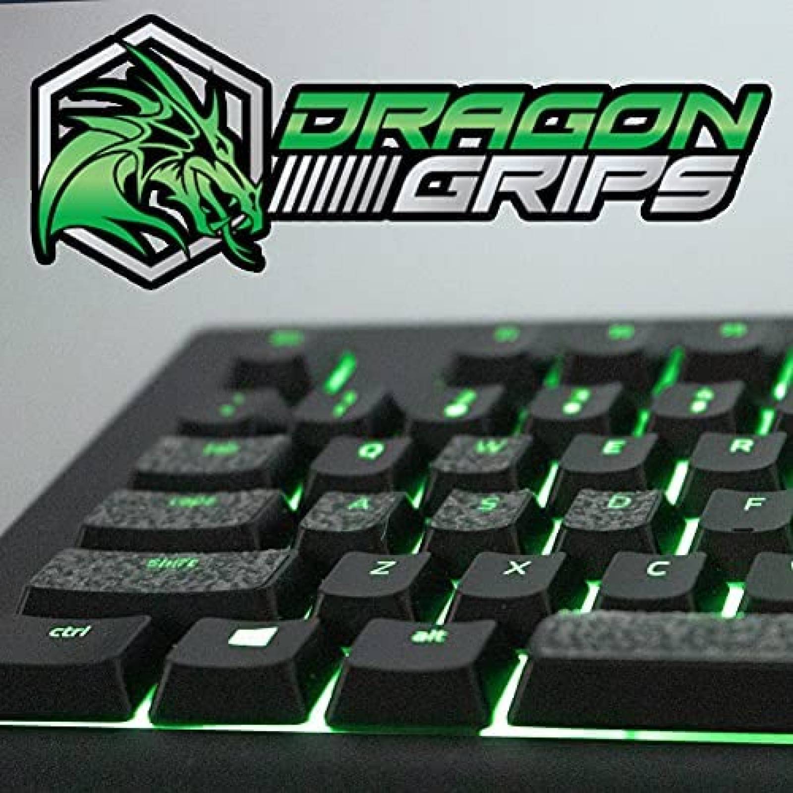 Teclado Dragon Grips Mecanico + Mouse Gamer -Negro