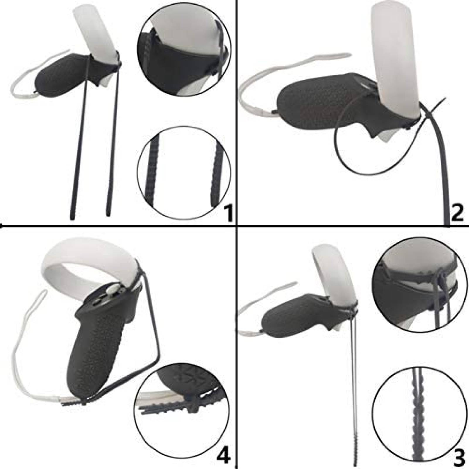 Juego de accesorios Oculus Quest 2 Elie&Eason de silicona