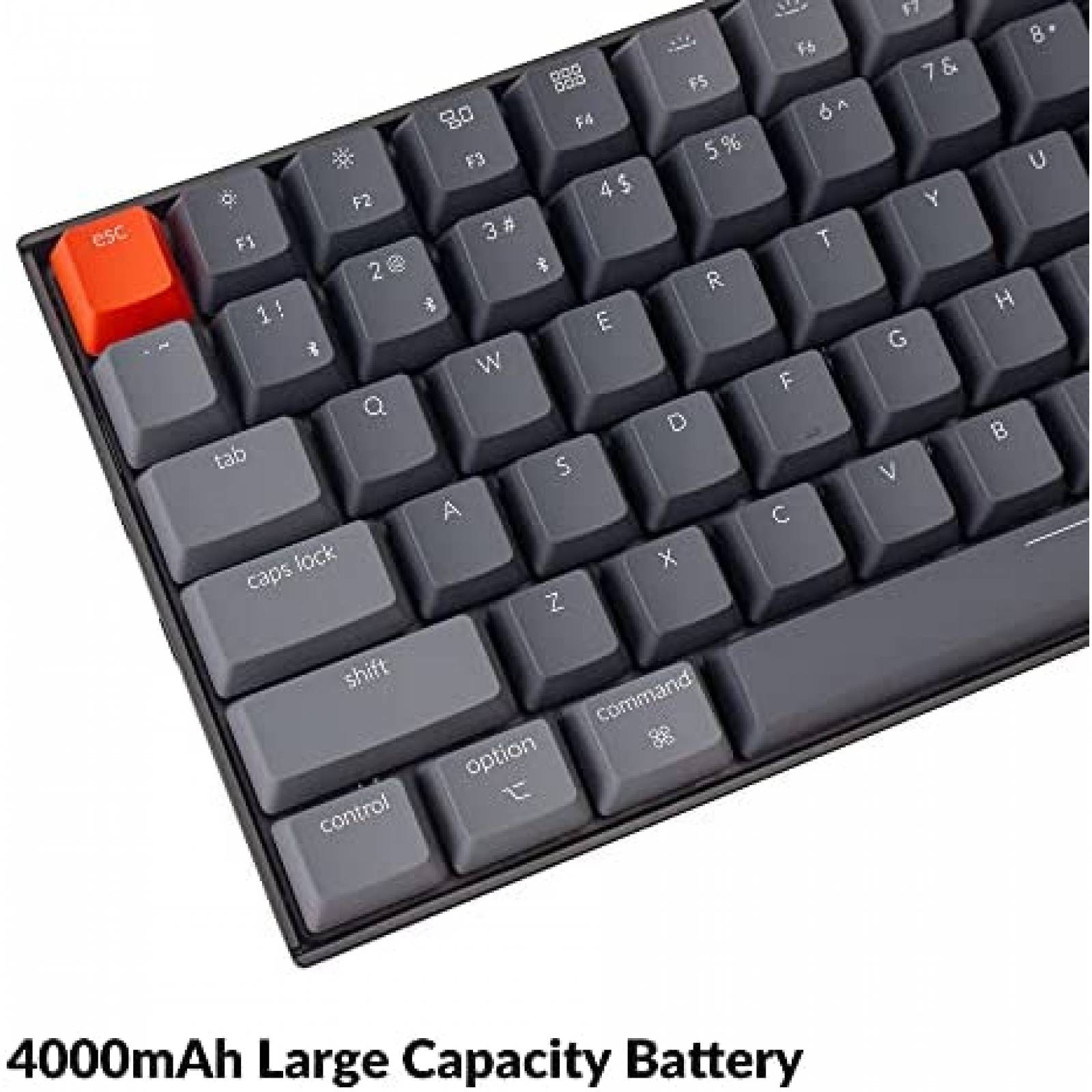 Teclado Bluetooth Keychron K2 de 84 Teclas LED -Negro