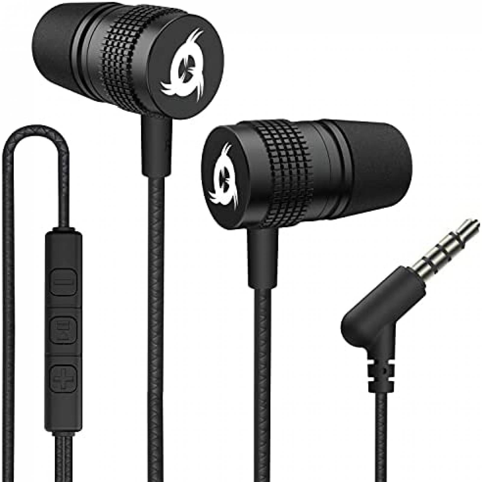 Audifonos KLIM F1 con Microfono Incorporado -Negro