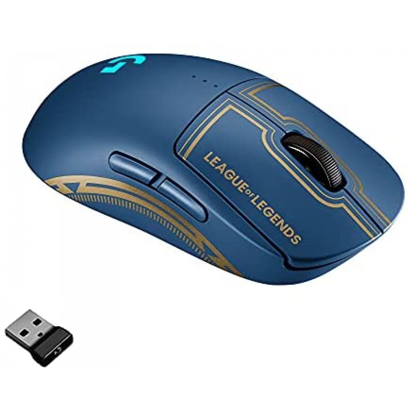 Mouse Logitech G Pro 25,600 DPI Ambidiestro 4-8 Botones
