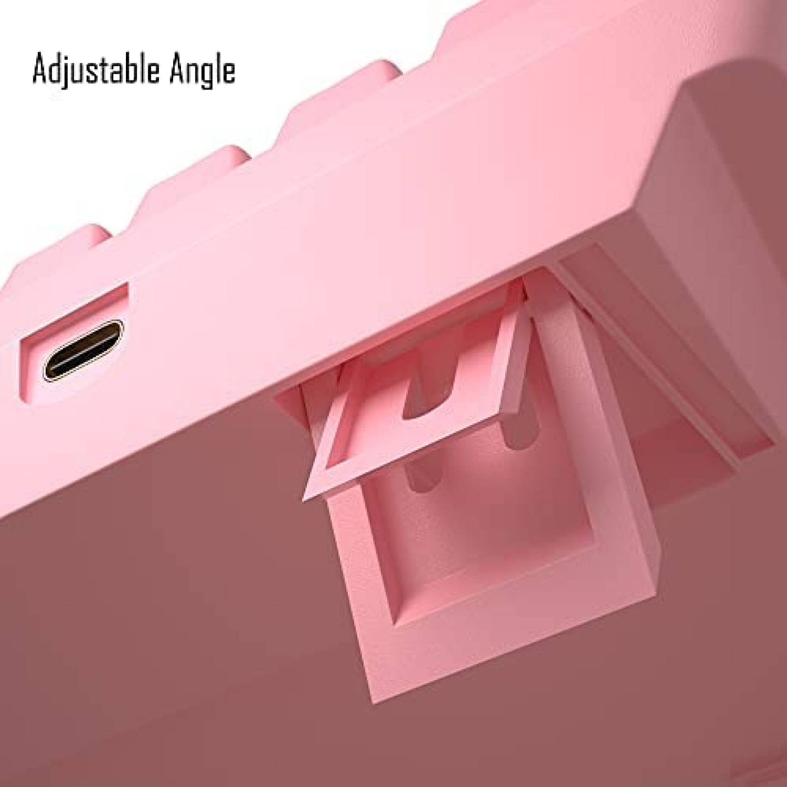 Teclado para PC MageGee con Retroiluminado LED -Rosa