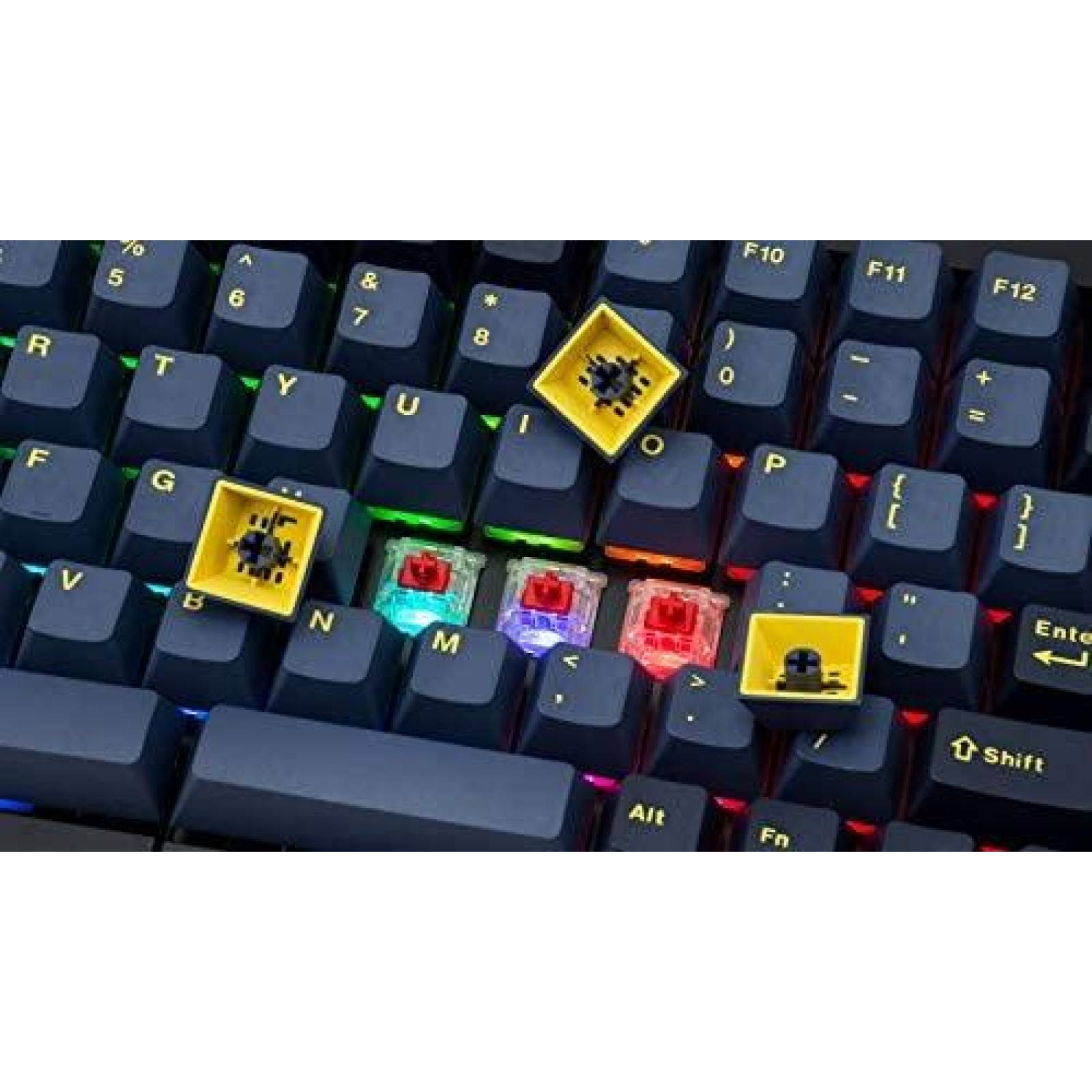 Teclado Gamer Mistel Inalambrico RGB Diseo Economico