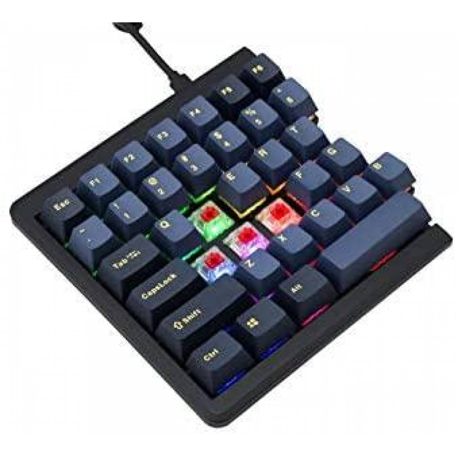 Teclado Gamer Mistel Inalambrico RGB Diseo Economico