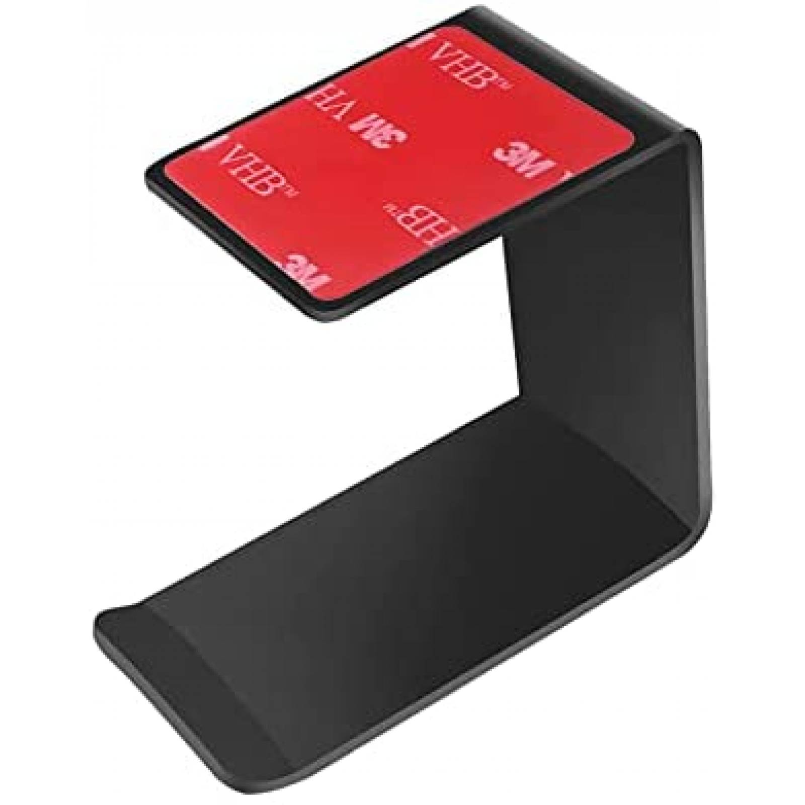 Gancho Mt.Jun para Debajo del Escritorio de Aluminio -Negro