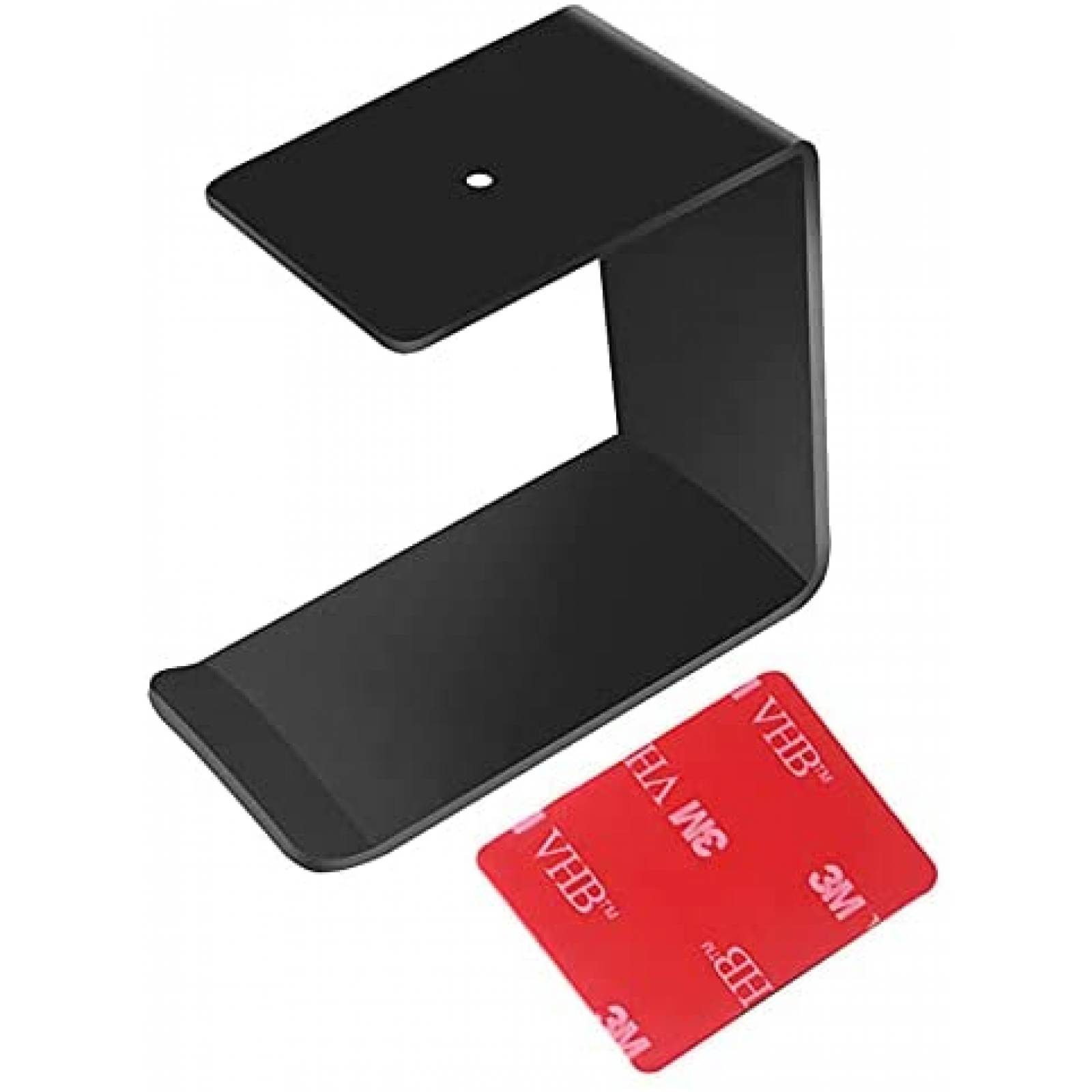 Gancho Mt.Jun para Debajo del Escritorio de Aluminio -Negro