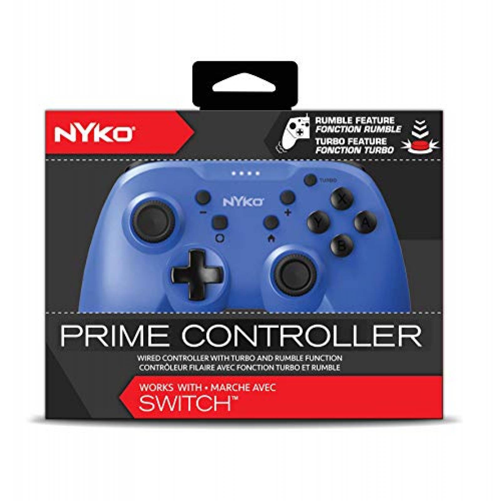 Control para Consola Nyko Nintendo Switch Conexion USB -Azul