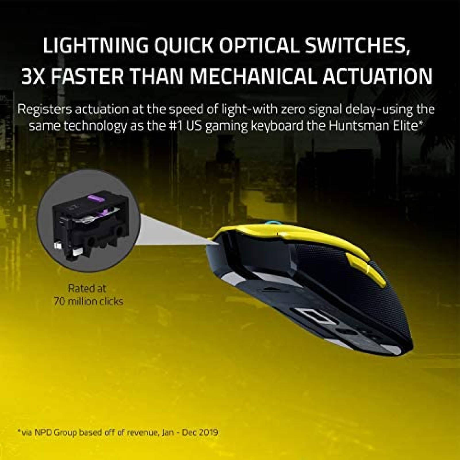 Mouse Gamer Razer ViperUltimate Inalambrico 20K SensorOptico