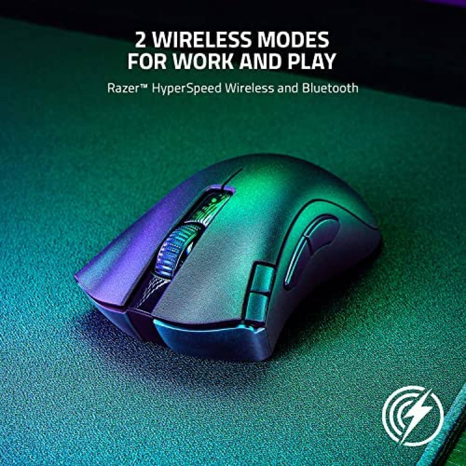 Mouse Razer DeathAdder V2 X Hyperspeed Inalambrico -Negro