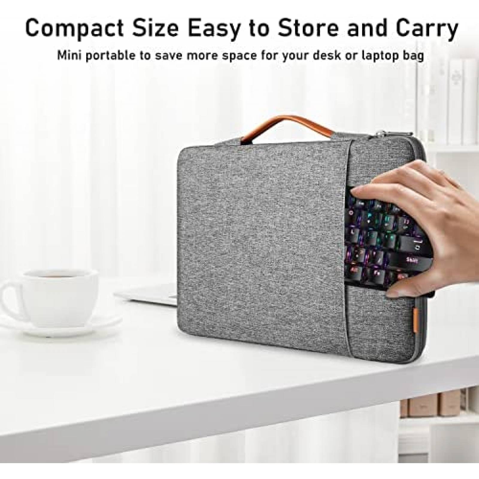 Teclado SOLAKAKA Mecanico Bluetooth 61 Teclas -Negro