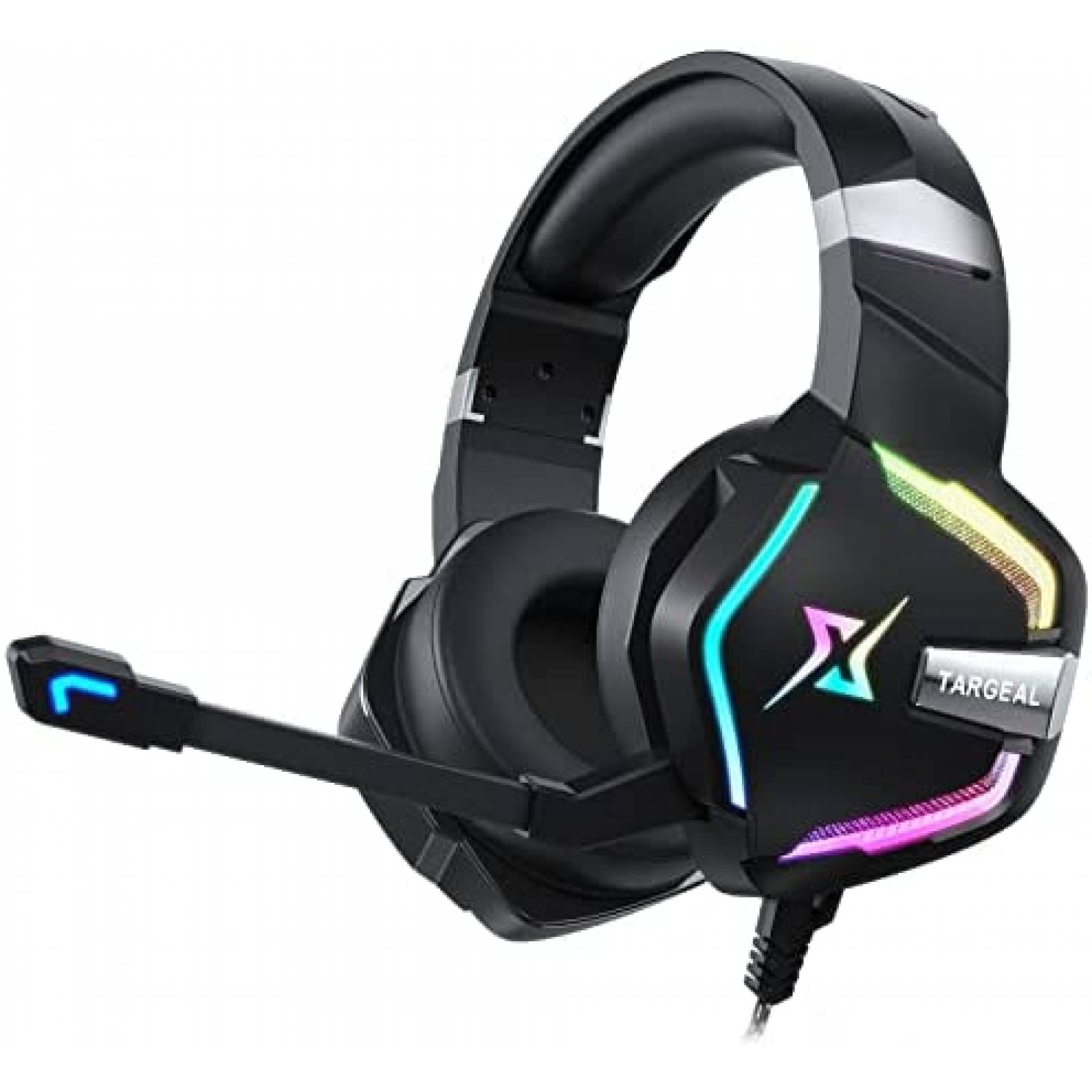 Headset Gamer Targeal con Sonido Surround 7.1 -Negro