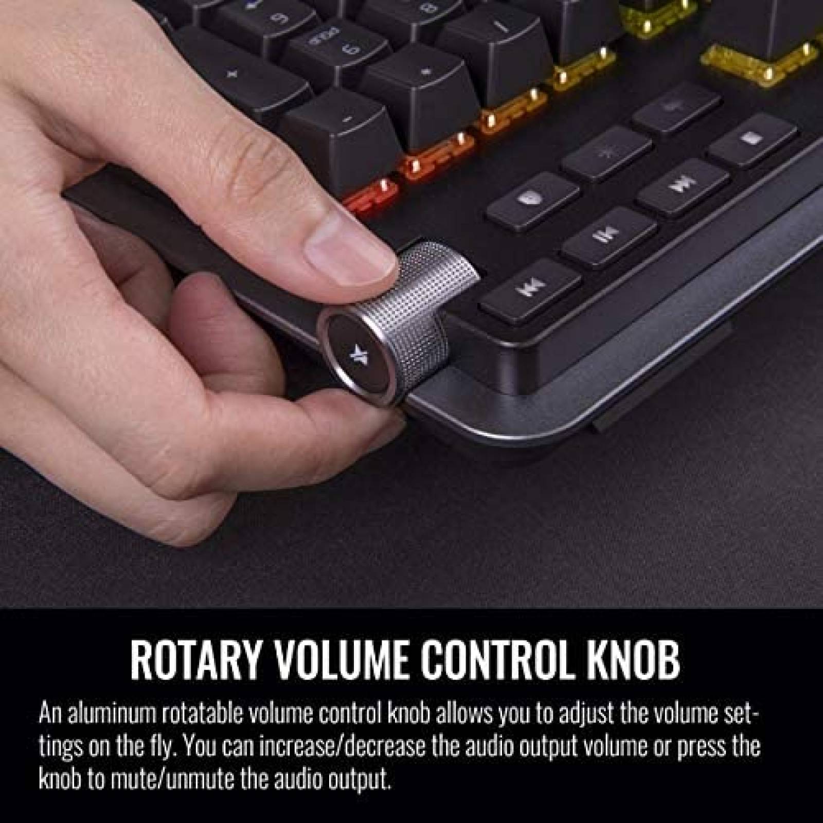 Teclado Thermaltake ARGENT K5 RGB Con Reposamuecas -Negro