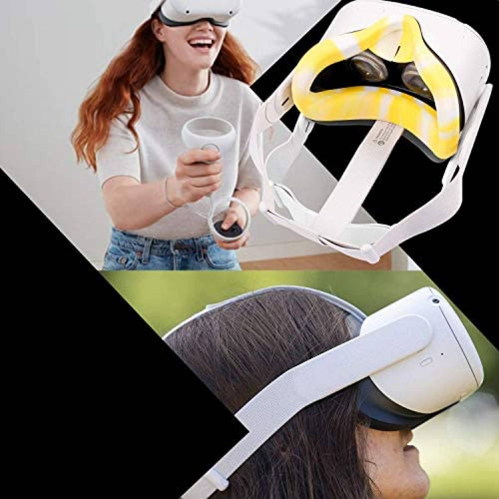 Funda Topcovos para Gafas VR Oculus Quest 2 -Amarillo