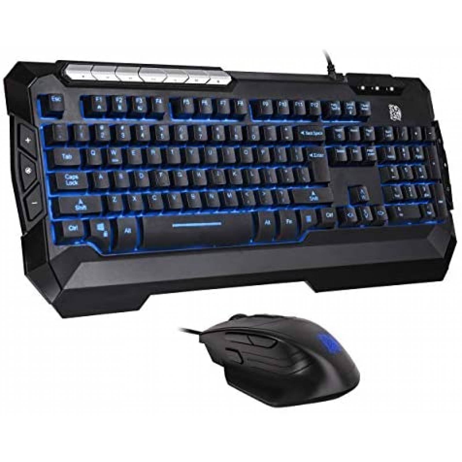 Teclado y mouse Tt eSPORTS Thermaltake para juegos -Negro