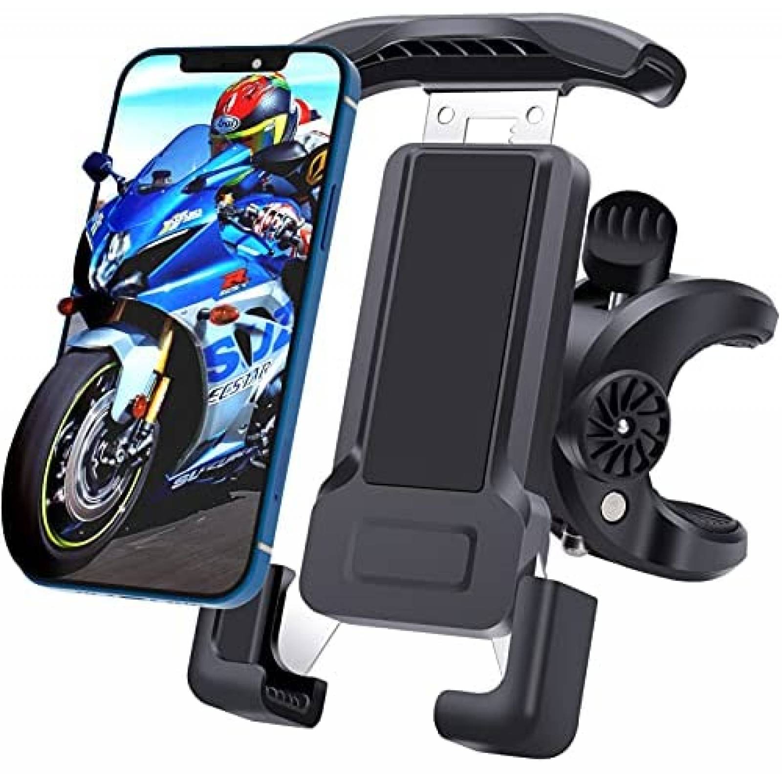 Soporte de Celular para Motocicleta BBtang de 360 -Negro