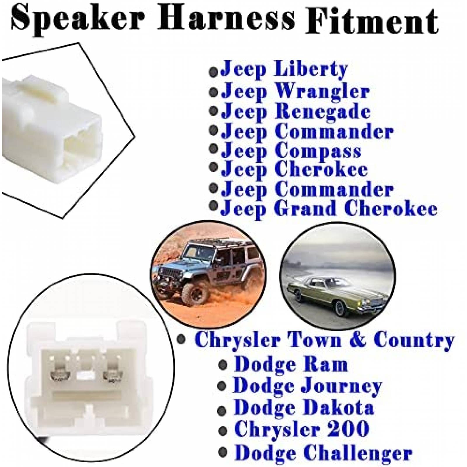 Pack arnes para bocina Danbojit 72-6514 x4 -Blanco